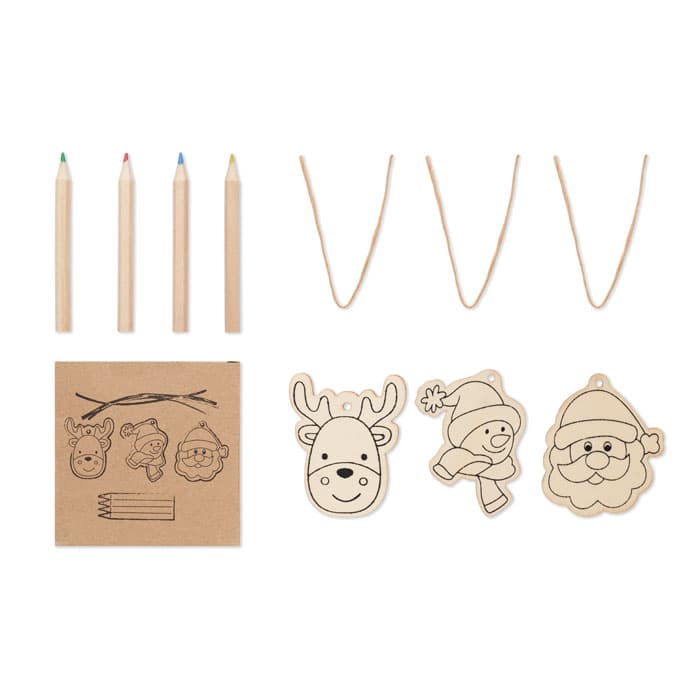 Décorations en bois à dessiner