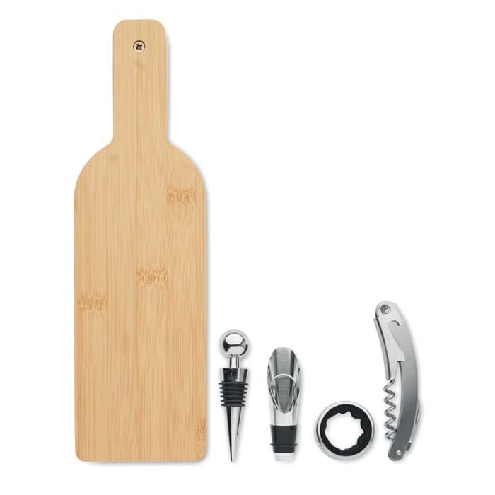 Set de vin forme de bouteille