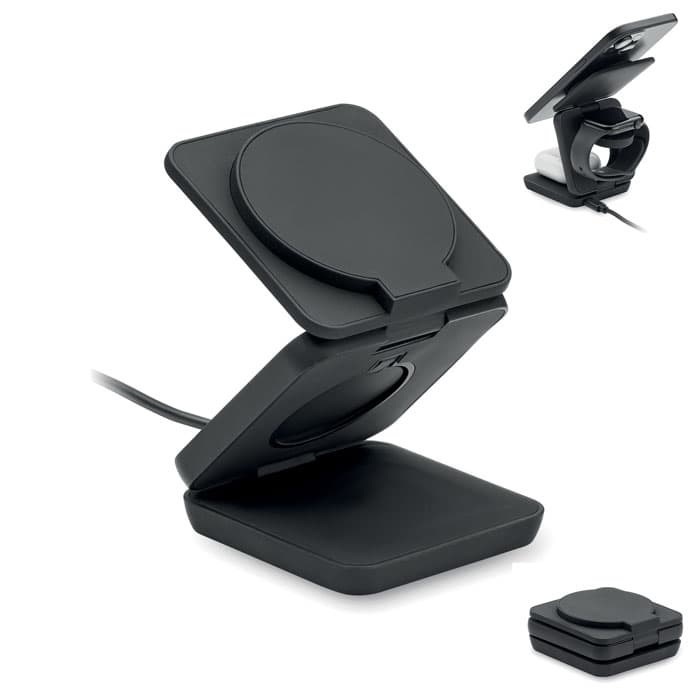 Station de charge pliable 3en1