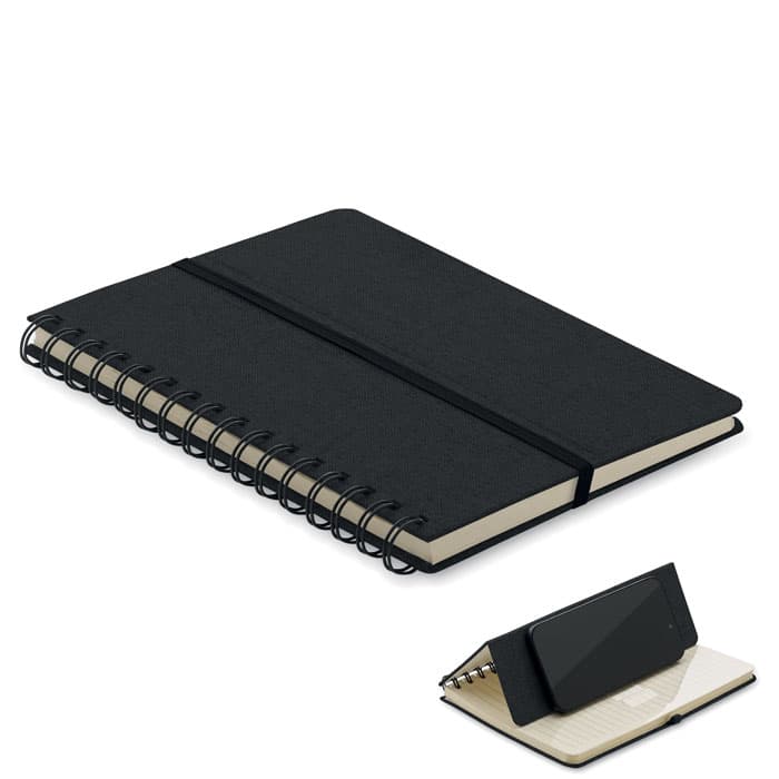 Cahier A5 support de téléphone