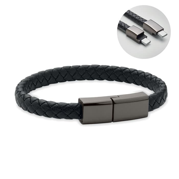 Câble bracelet tressé type C