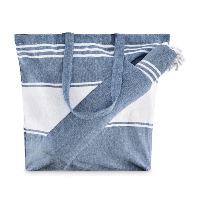 Sac plage+serviette 50X14X38cm