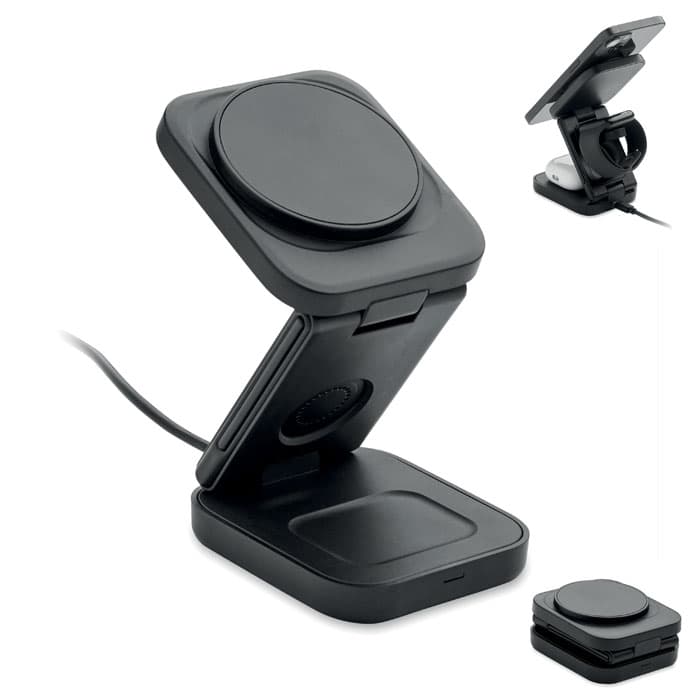 Station de charge pliable 3en1
