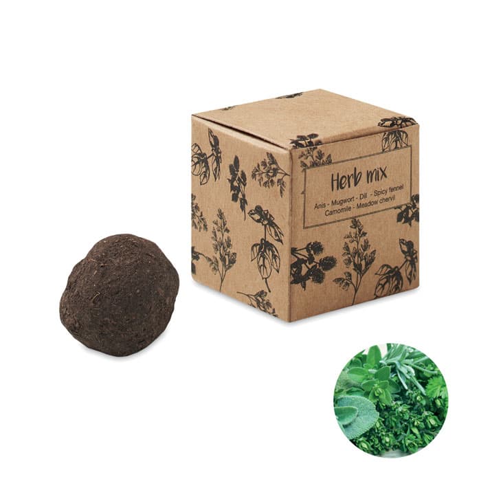 Bombe de graines d'herbes