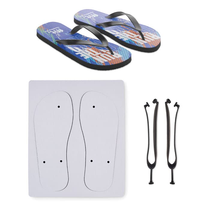 Tongs sublimés, tailles 44-46